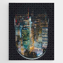 New York City Skyline Night Jigsaw Puzzle