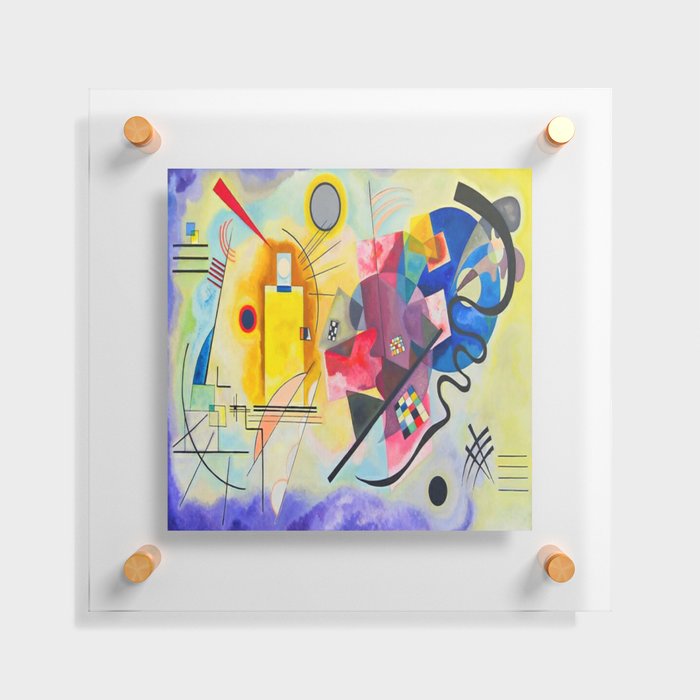Wassily Kandinsky Yellow Red Blue Floating Acrylic Print