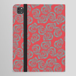 Subtle Rose Pattern iPad Folio Case