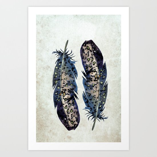 Feathers Art Print