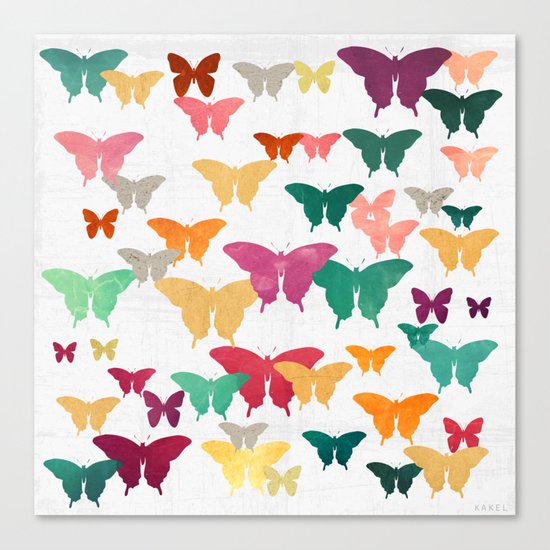 Butterflies & moths Canvas Print