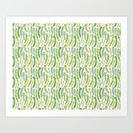 Fern Pattern Art Print