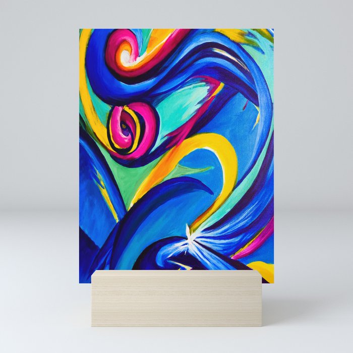 Colorful Abstract Mini Art Print