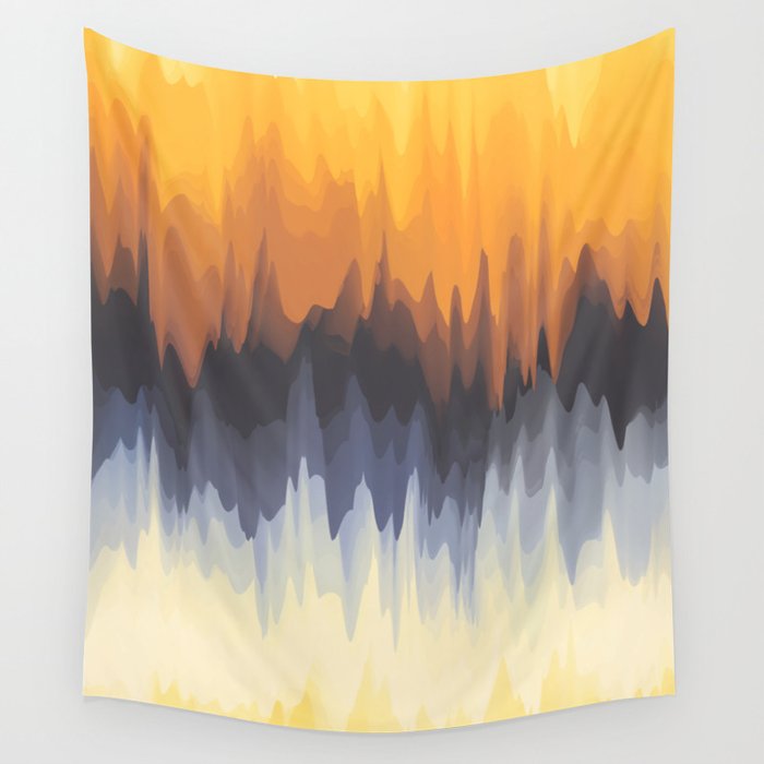 Abstract Art Sun Light Wall Tapestry By Alexvdesign