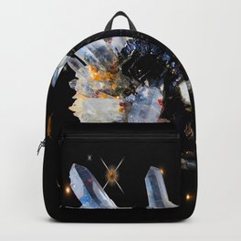 Star Aura Quartz Backpack | Spirit, Popart, Quartz, Illustration, Graphite, Ink, Reiki, Space, Soul, Digital 