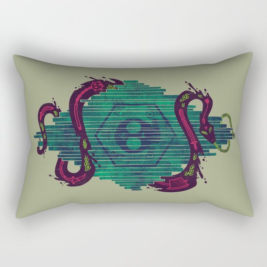 Death Crystal Rectangular Pillow