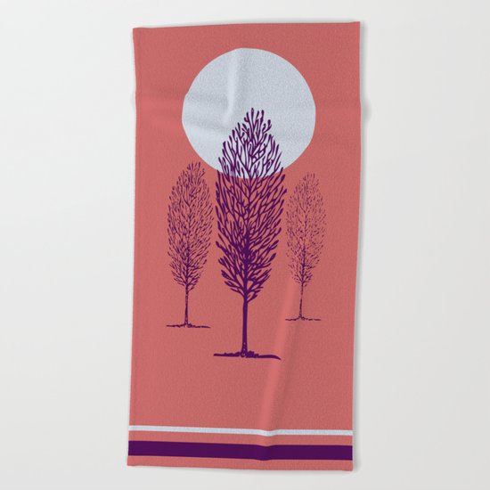 rosa di sera Beach Towel