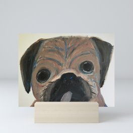 Pugly Pug Mini Art Print