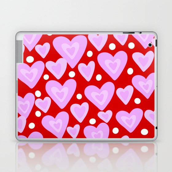 In The Mood for Love - red pink and purple Laptop & iPad Skin