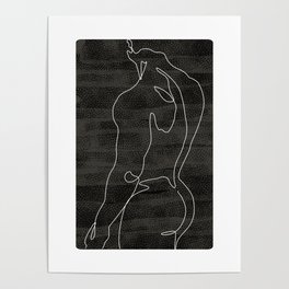 Naked male black-a Poster