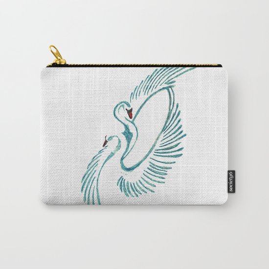 Swans Carry-All Pouch