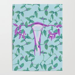 Uterus Entwined Poster
