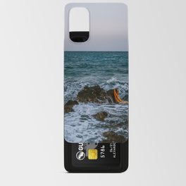 Fishers Net stuck in the Wild Sea | Island & Ocean vibes in Naxos, Greece, South of Europe | Travel Photography Android Card Case