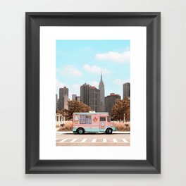 New York Ice Cream Framed Art Print