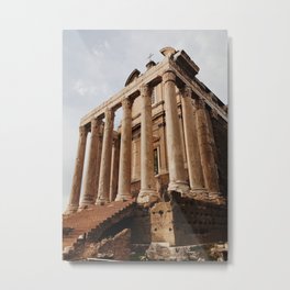 Greek Temple Metal Print