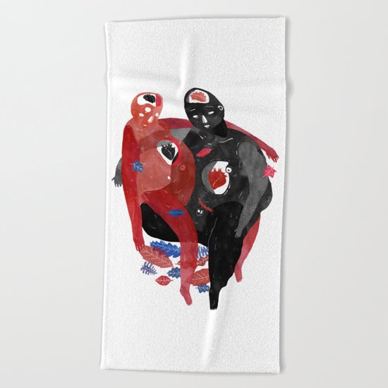 couple Beach Towel