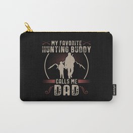 Hunter Hunting Deer Carry-All Pouch