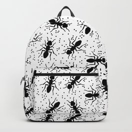 Confetti Ants in Black + White Backpack
