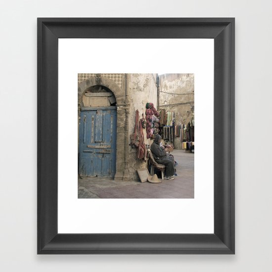 Marrakesh Street Framed Art Print