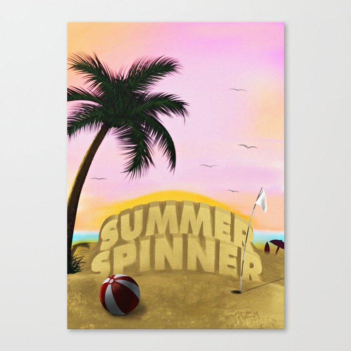 Summer Spinner Canvas Print