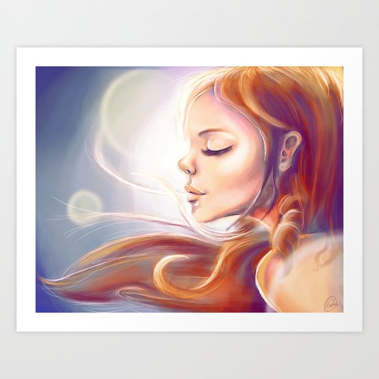Breezy Art Print