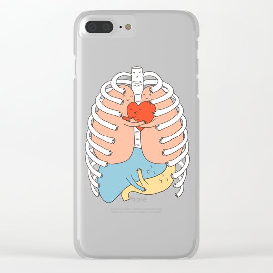 Hugs Keep Us Alive 2 Clear iPhone Case