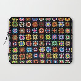 Crochet Granny Squares // Bright Laptop Sleeve