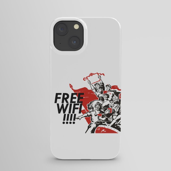 Free wifi Chinese style Print art iPhone Case