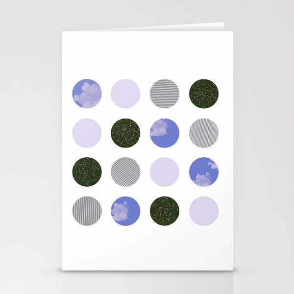 Modern dots, cloud polka, Very peri Art Print Stationery Cards