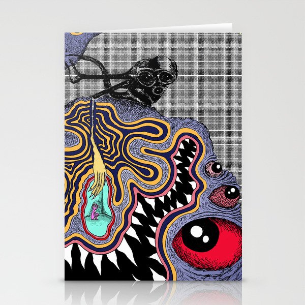 It Was Only a Nightmare Stationery Cards | Illustration, Horror, Pop-surrealism