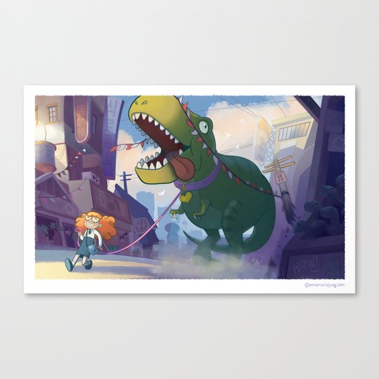 Bring Your Pet to School Day Canvas Print