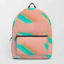 Neon Abstract Pasta Noodles Pattern (Color) Backpack