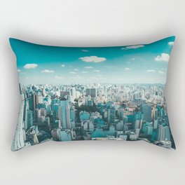Brazil Photography - Major City In Brazil Under The Blue Sky Rectangular Pillow