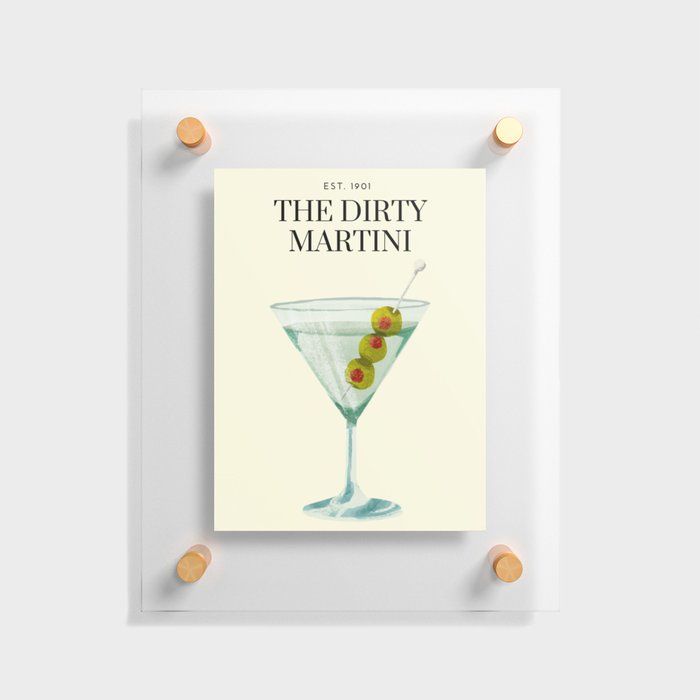 Dirty-Martini Floating Acrylic Print