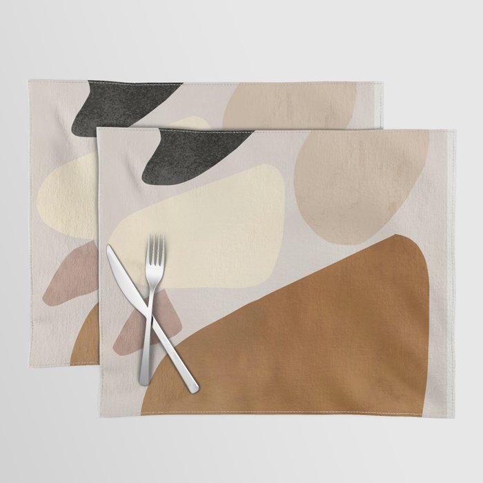 Minimal Abstract Shapes 80 Placemat