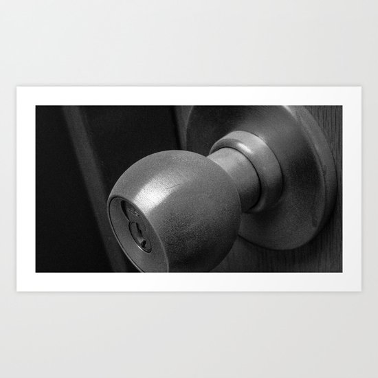 Doorknob Art Print