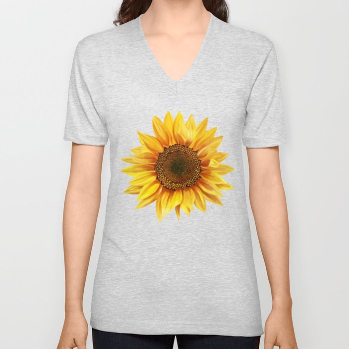 Sunflower V Neck T Shirt