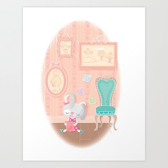 post-it artist Art Print