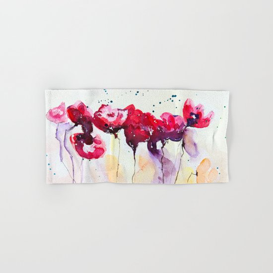 Flowers Hand & Bath Towel