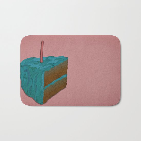Happy Birthday! (blue) Bath Mat