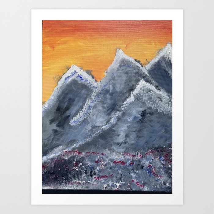 mountains Art Print