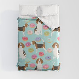 Beagle donuts cute gifts for pure breed dog lover beagles owners Comforter | Donuts, Pop Art, Graphicdesign, Beagles, Pattern, Dog Breeds, Doughtnut, Digital, Dog, Pets 