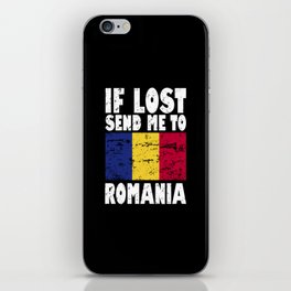 Romania Flag Saying iPhone Skin