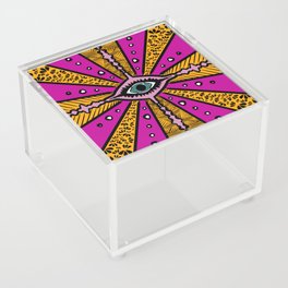 Colourful Evil Eye Acrylic Box