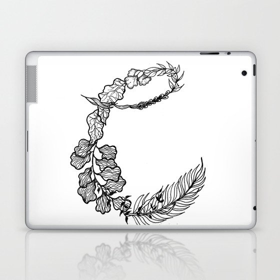Letter Art - C Laptop & iPad Skin