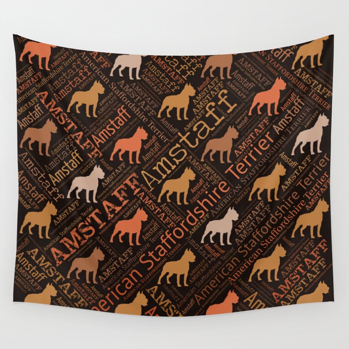 American Staffordshire Terrier - Amstaff Wall Tapestry