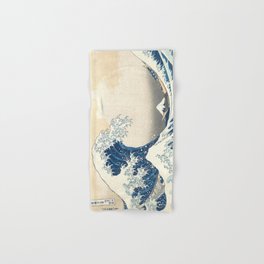 The Great Wave Off Kanagawa by Katsushika Hokusai Thirty Six Views of Mount Fuji - The Great Wave Hand & Bath Towel