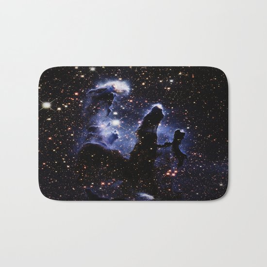 galaXY : Midnight Blue Pillars of Creation Bath Mat