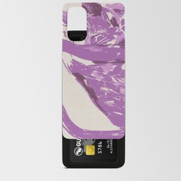 Purple Sleepy Cat Android Card Case