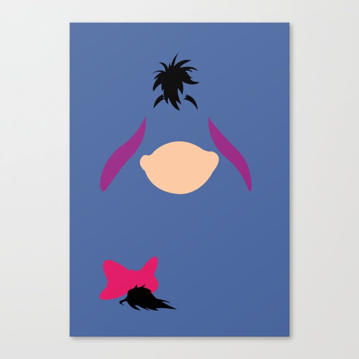 winnie the pooh eeyore canvas print by derfgnay society6